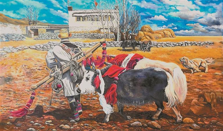 作者不詳　外国人画家 画笔下的西藏情缘<br>—记退休摄影记者邹文江的色彩人生_中国共产党拉萨