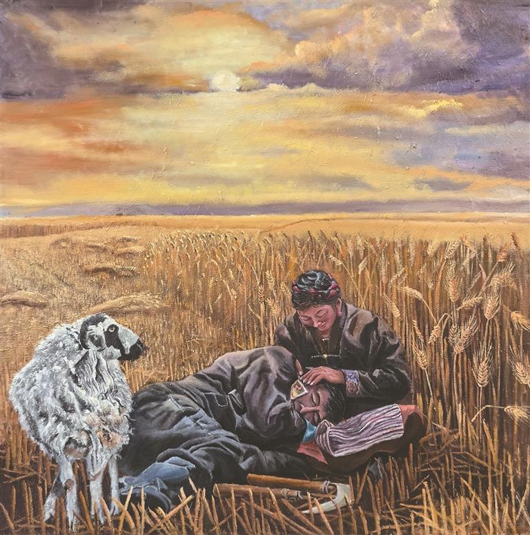 風景画　肉質画【作者不詳】油彩画 这油画风景看一次就想保存！色彩的魅力足以让人沉醉，每一张都是细节满